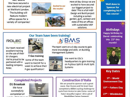 Eighteenth Edition of the We Are Bau Newsletter #18! 