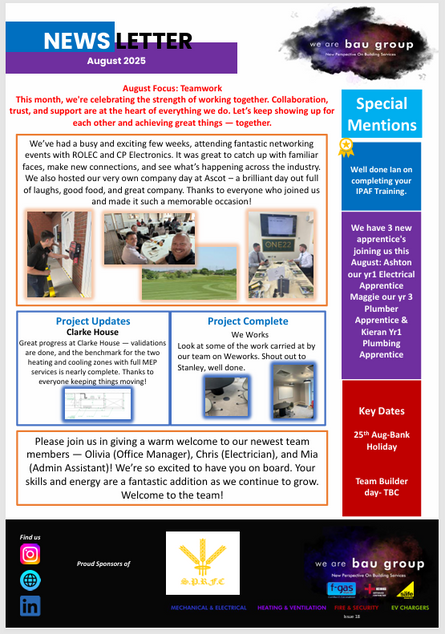 Twentieth Edition of the We Are Bau Newsletter #20!