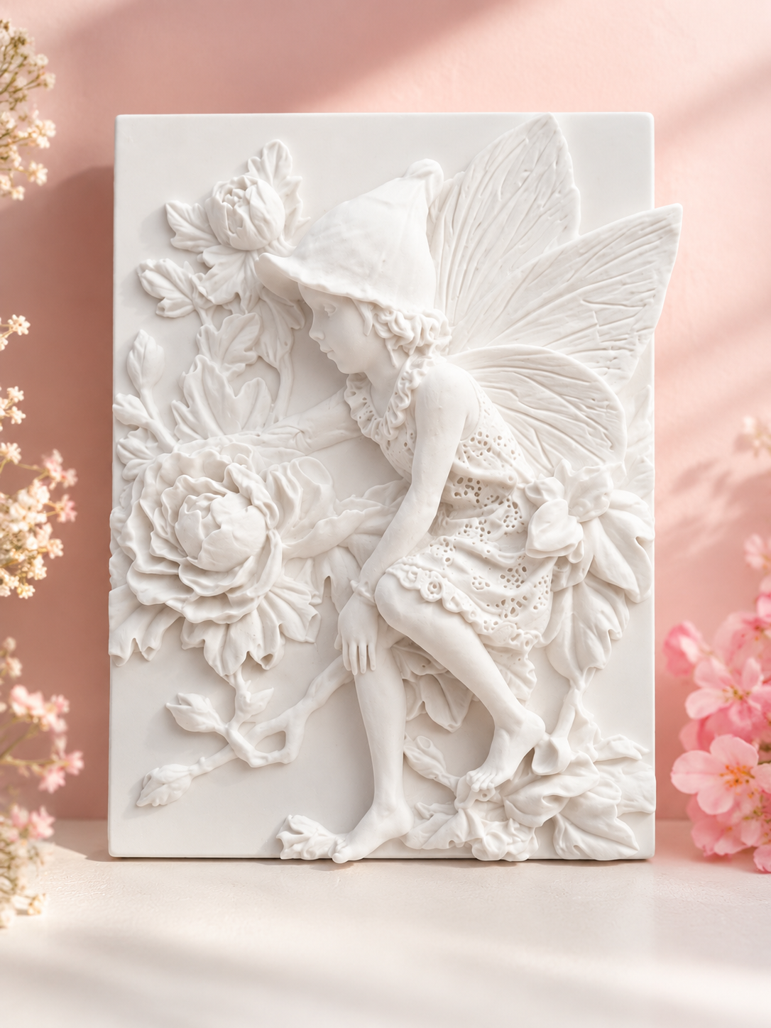 Le bonjour de nos vacances - Plâtre parfum fleur de coton ( 2 motifs au choix)