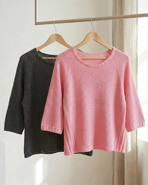 gestrickte LIV Sweater in zwei Farben