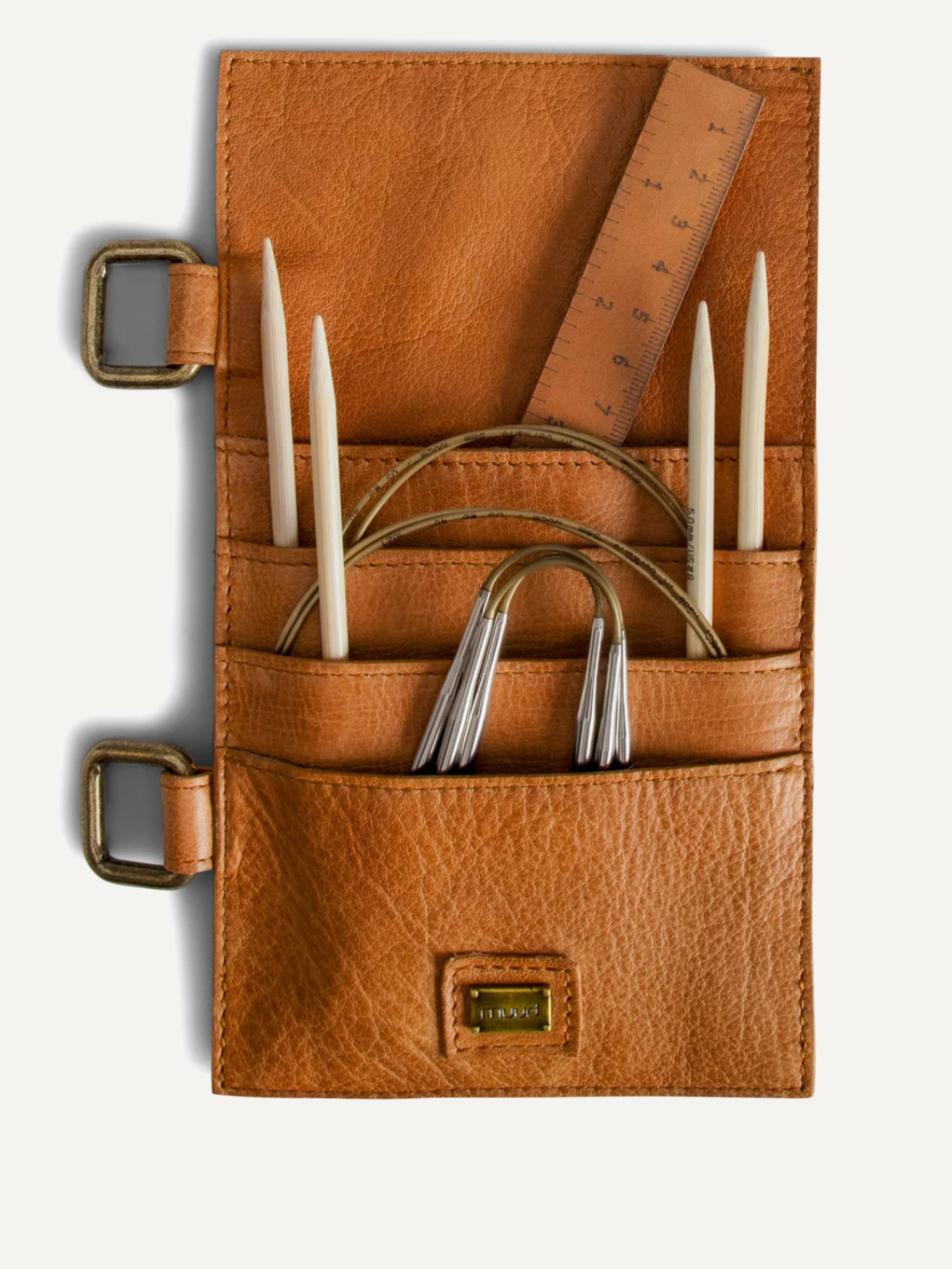 muud, CARITA F SEITE - abnehmbare Tasche aus Leder