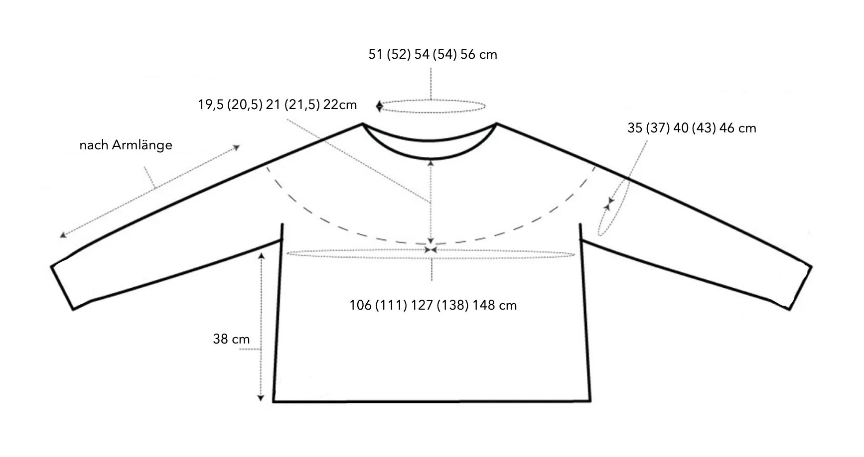 Top-down Pullover MAILAND in Merino, nahtlos gestrickt, Rundpasse mit Kontrast-Akzentstreifen