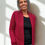 Miniaturbild: Eine top down gestrickte Jacke aus dicker Falkland Wolle mit Schalkragen