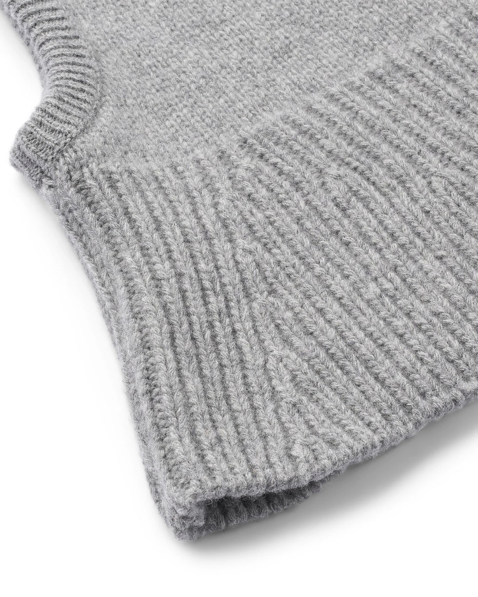 Miniaturbild: Balaclava aus 100 % Lammwolle in Hellgrau