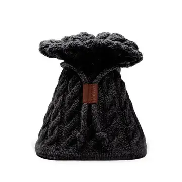 Gloria Riemenverschluss aus echtem Leder von muud – kleiner, eleganter Leder-Verschluss zum Zusammenhalten von Taschenriemen.