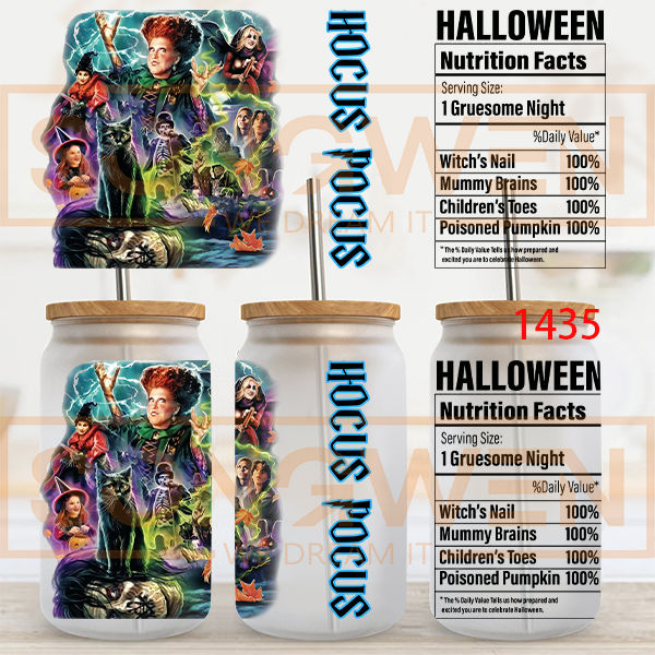 Thumbnail: 16oz Halloween UV dtf wraps