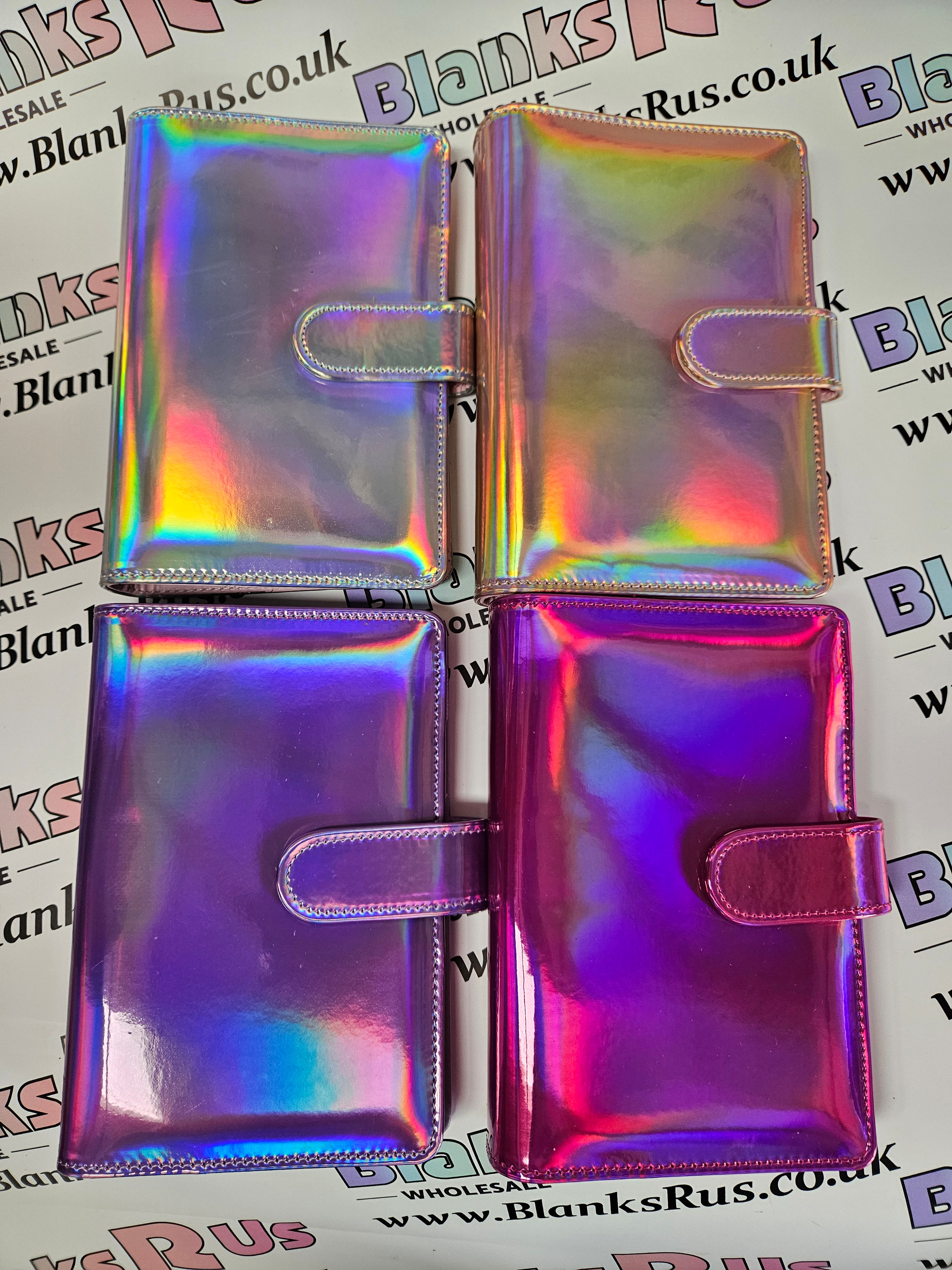 Holographic A6 binder