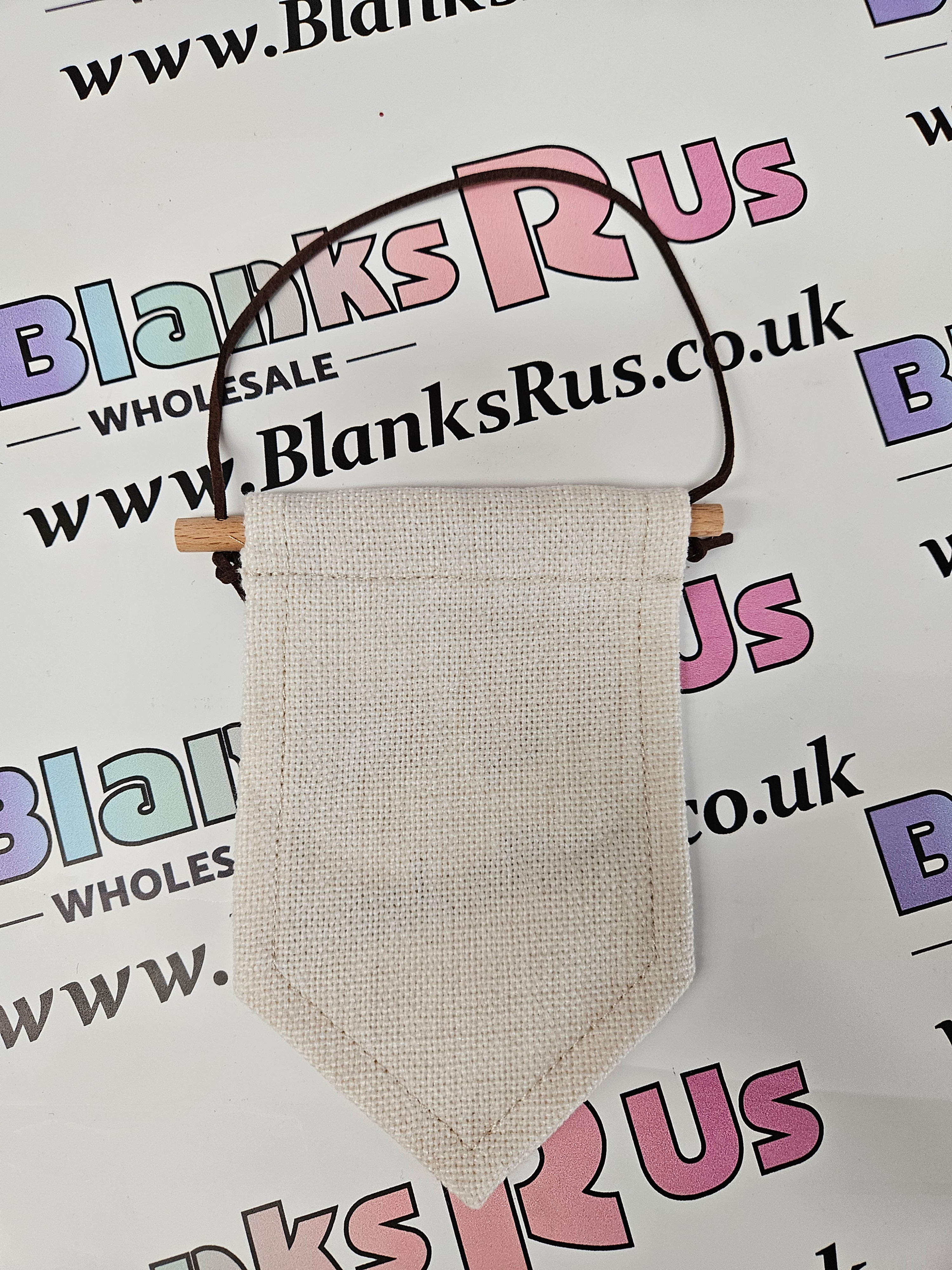 Sublimation Linen Pennant small 10 x15cm 