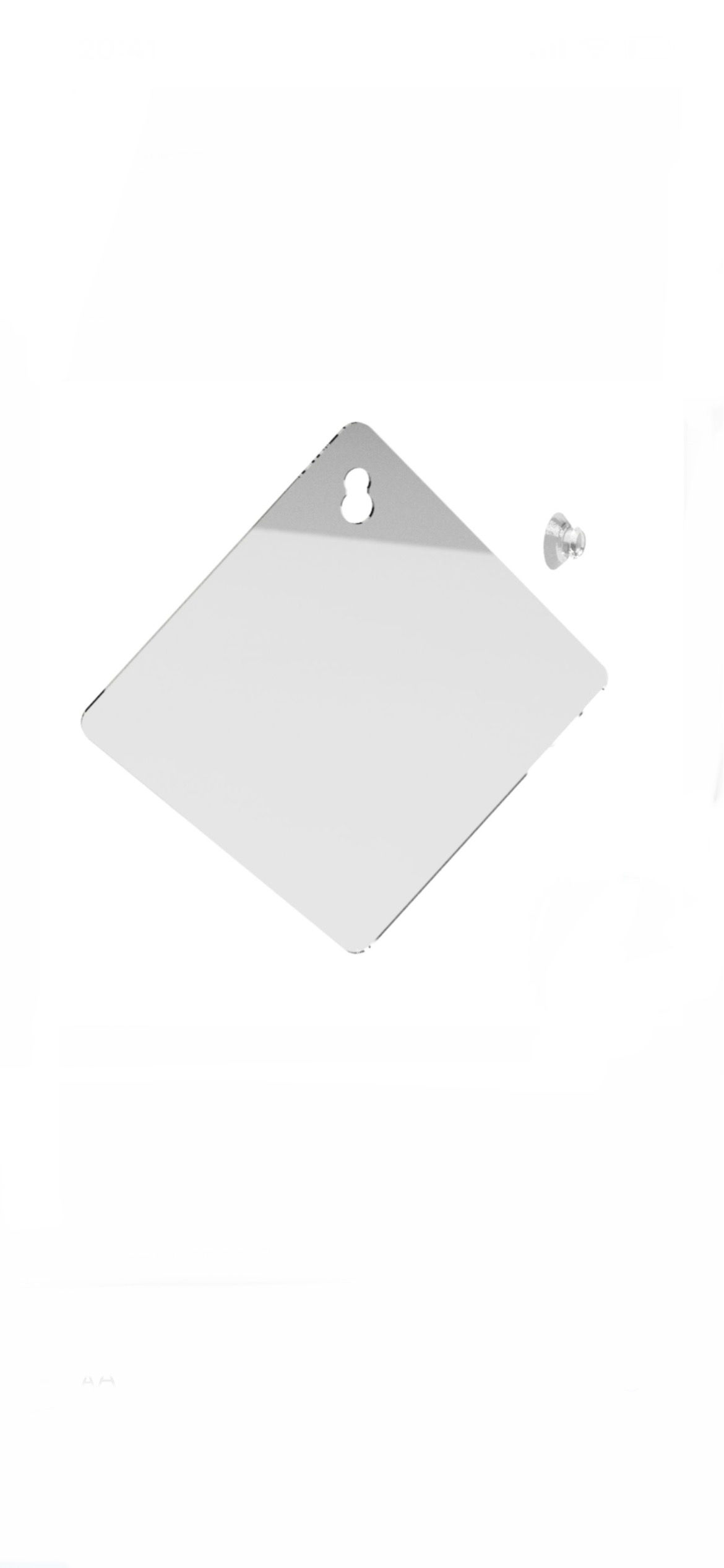 Acrylic car sign 14cm( top to bottom)  including sucker 