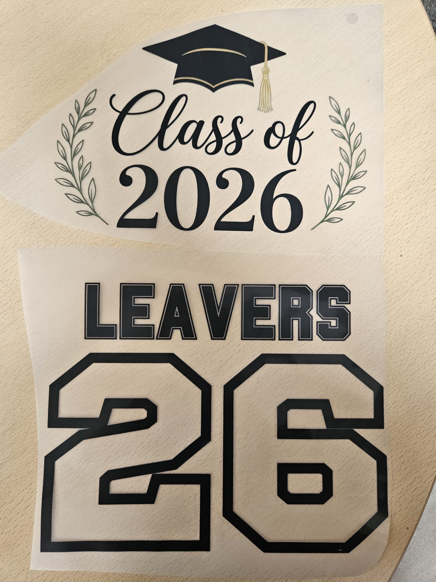 DTF Bundle 4- Two leavers 2026 prints