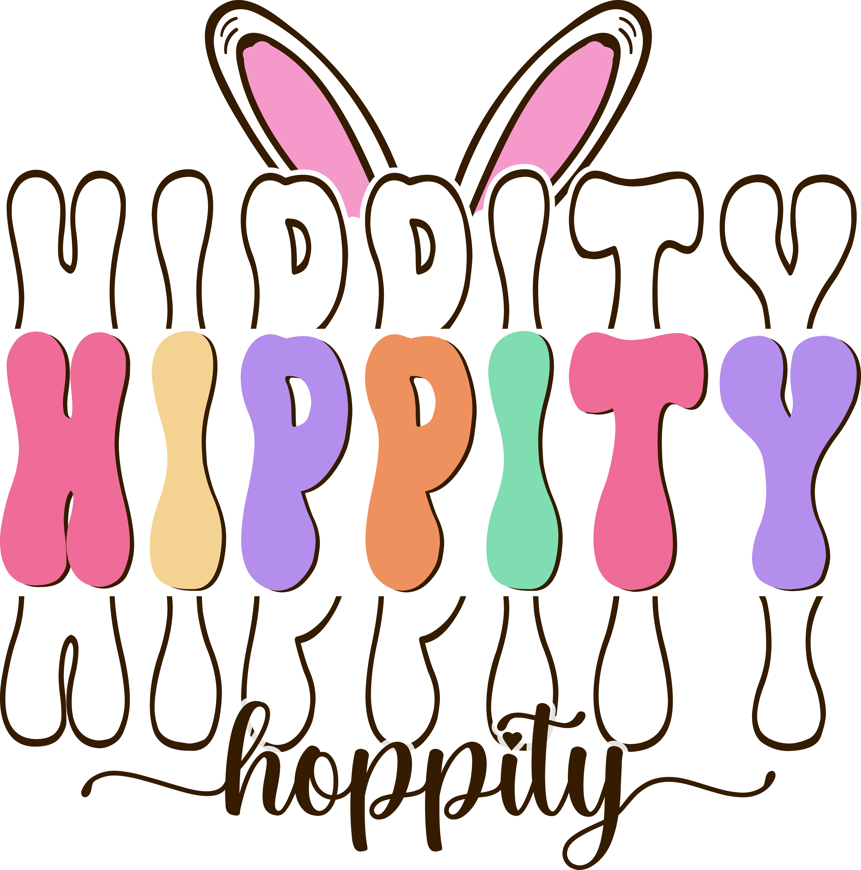 Hippity Hoppity UV-DTF