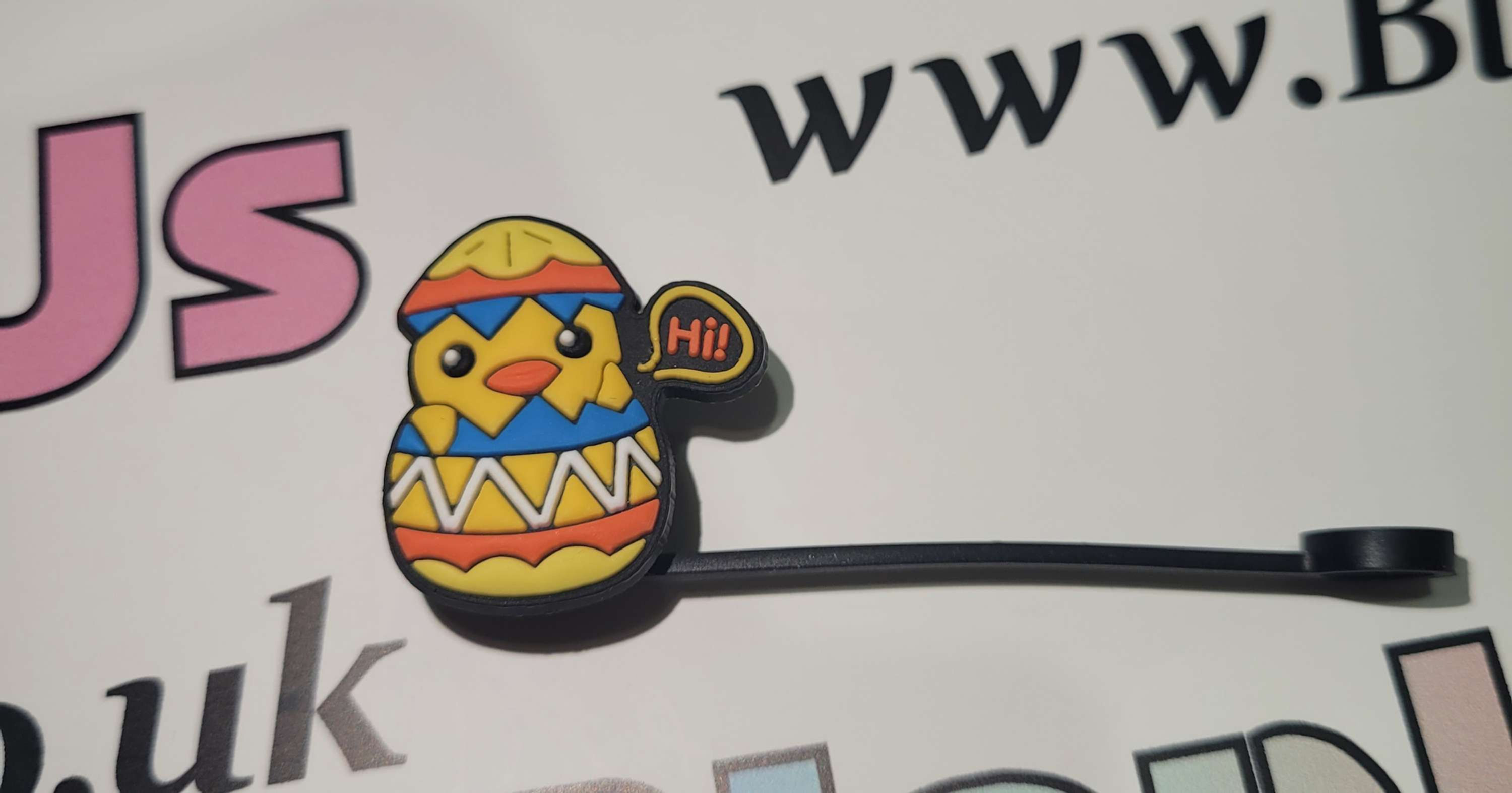 Easter straw toppers 