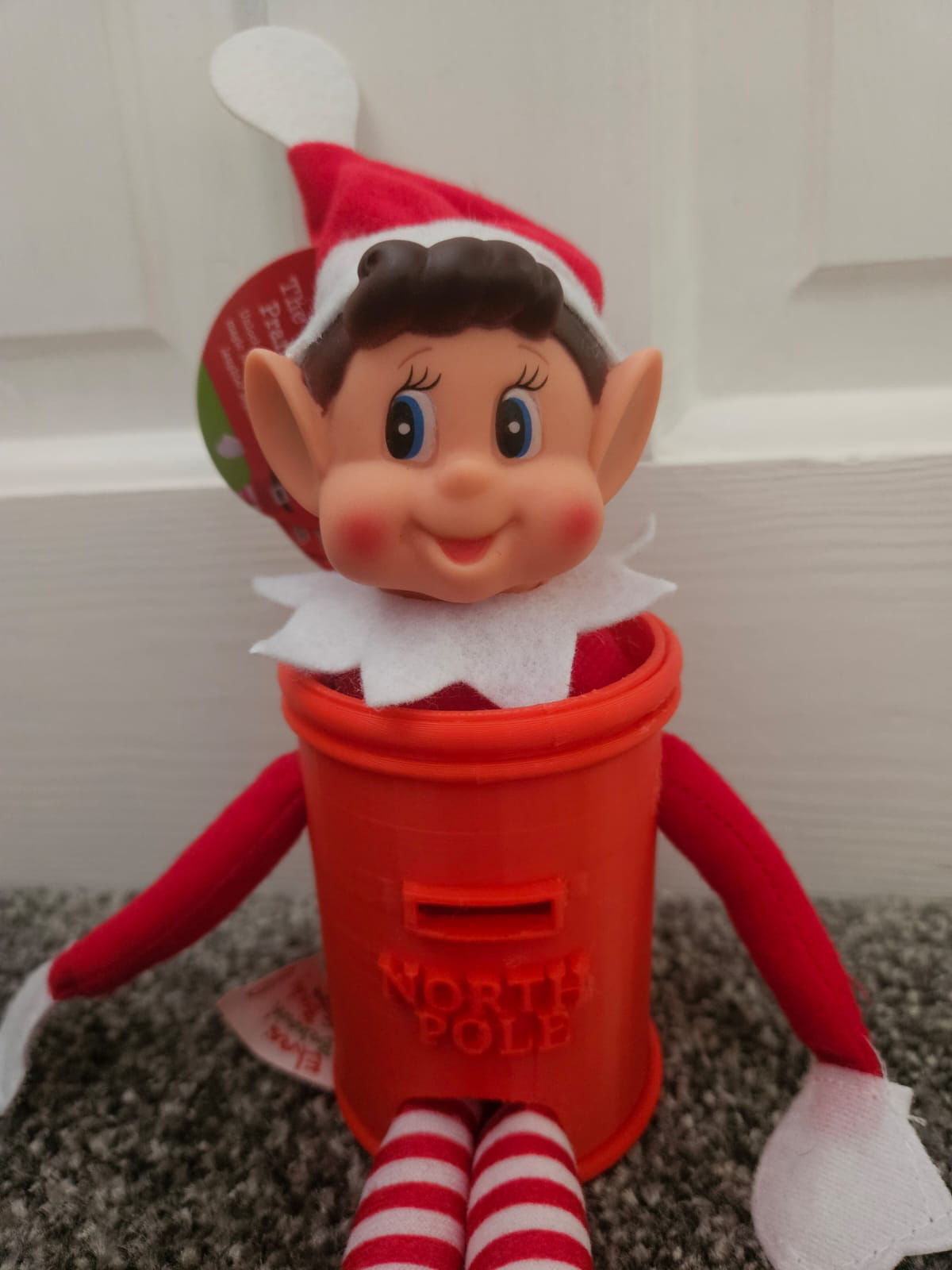 Elf arrival 3D printed post box