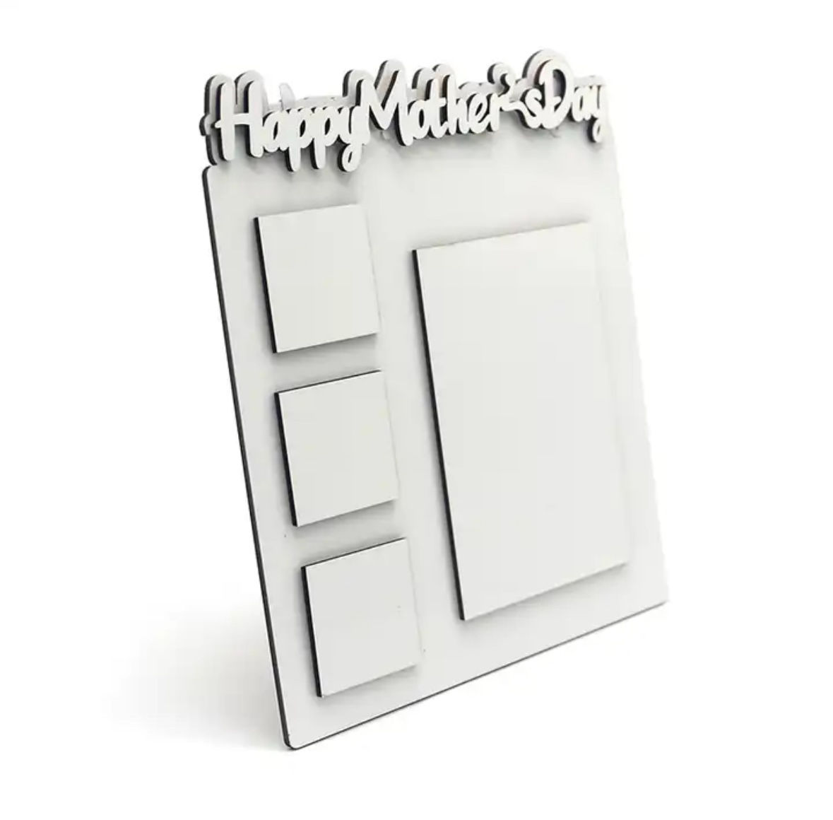 Sublimation mdf mothers day photo frame