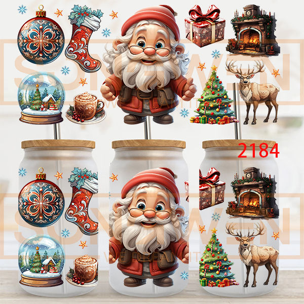 Thumbnail: 16oz Christmas uv dtf wraps ( supporting mission christmas) 