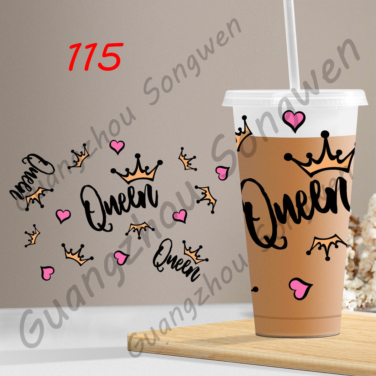 24oz Tumbler UV DTF Wraps (various designs)