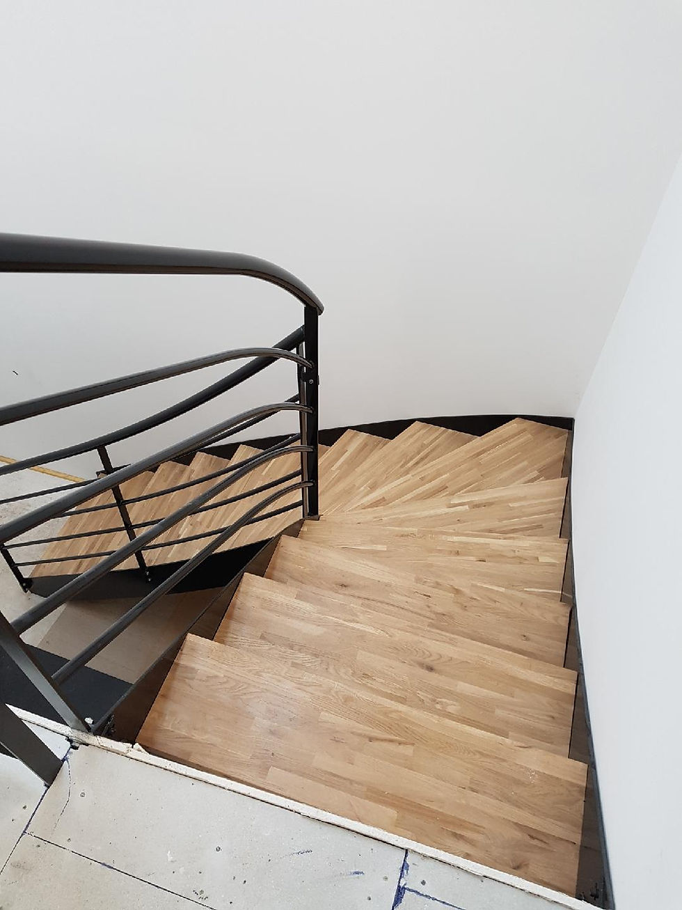 Escalier quart tournant