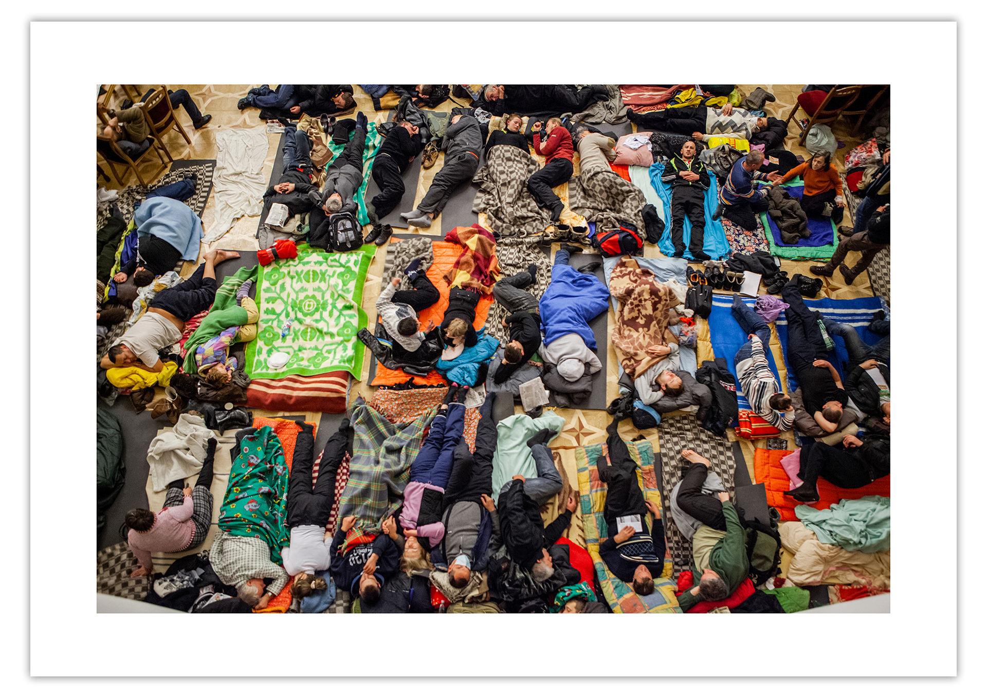 Euromaidan sleeping