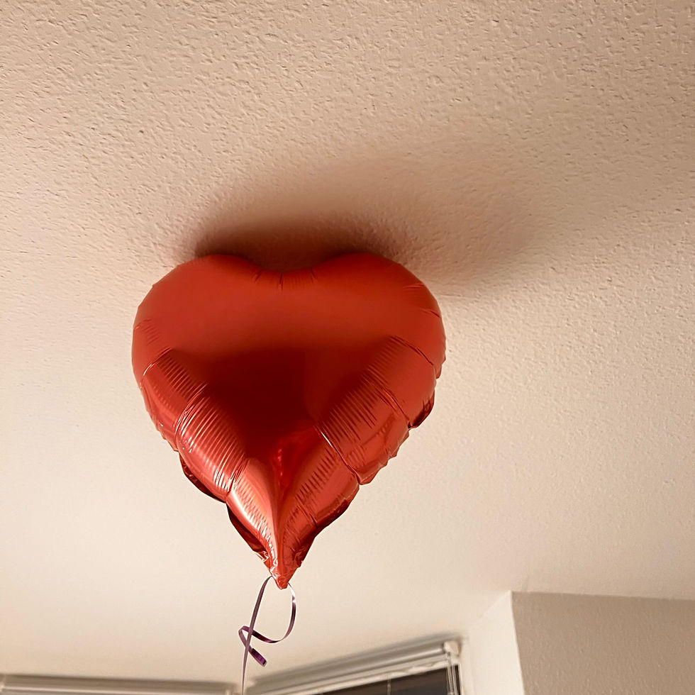 Miniaturbild: Helium Herz Luftballon mit Personaliesiering/Name