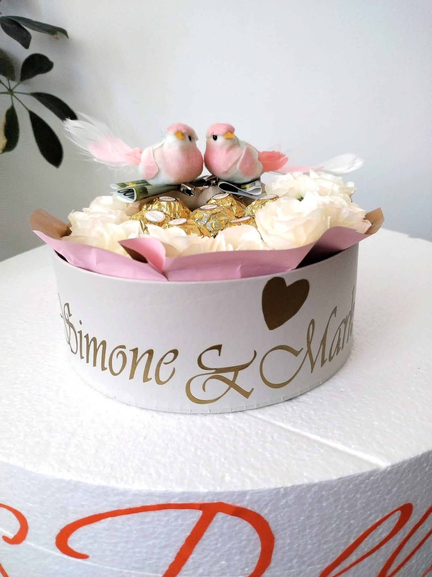 Hochzeitsgeschenk Paar|Hochzeitsgeschenk mit Pralinen und Namen|perfektes Hochze