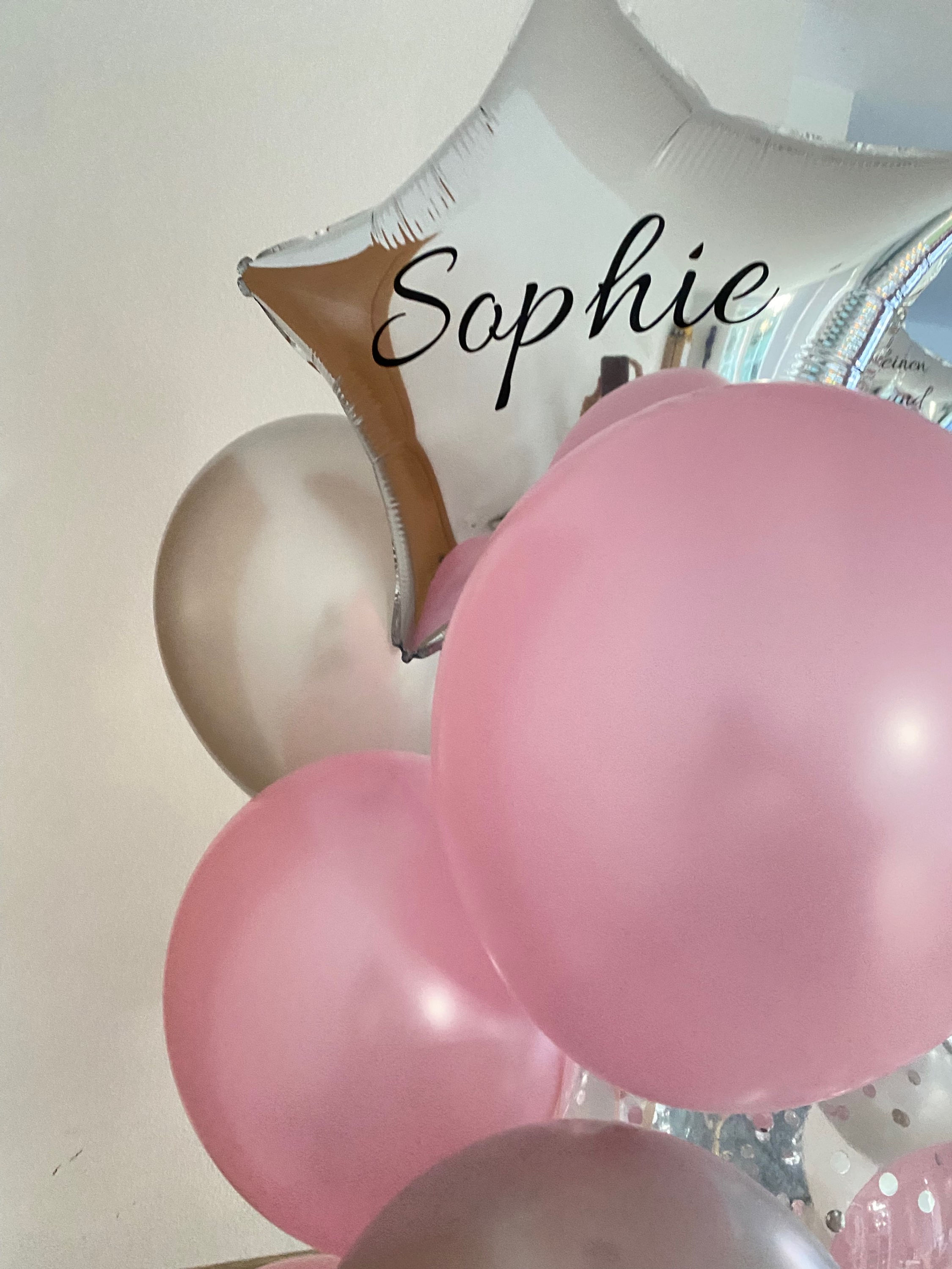 Helium Stern Luftballon mit Personaliesiering/Name