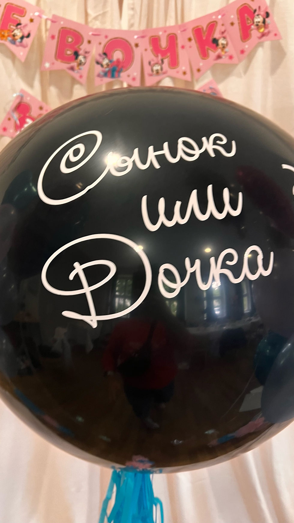 Miniaturbild: Baby/Gender Party Dekoration mit Gender Ballon