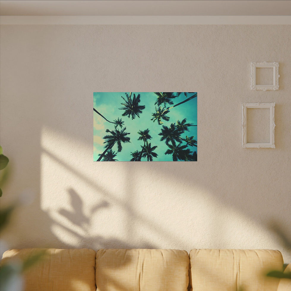 Tropical Vibe Matte Canvas, Stretched, 0.75"