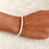 Thumbnail: White seed bead bracelet
