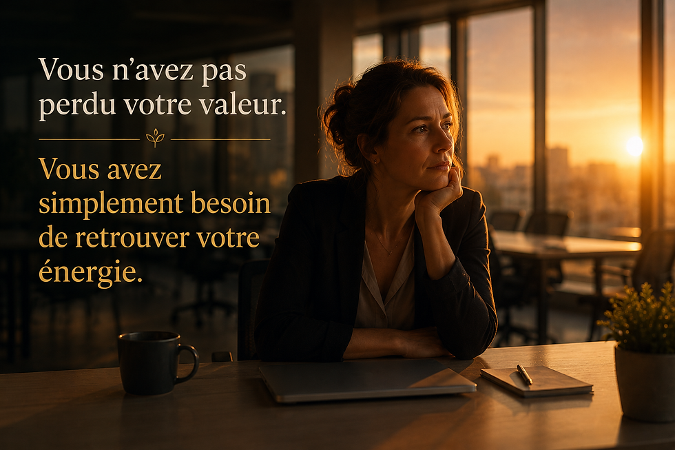 Burn-out professionnel : comment retrouver l'envie d'avancer quand on est épuisée ?
