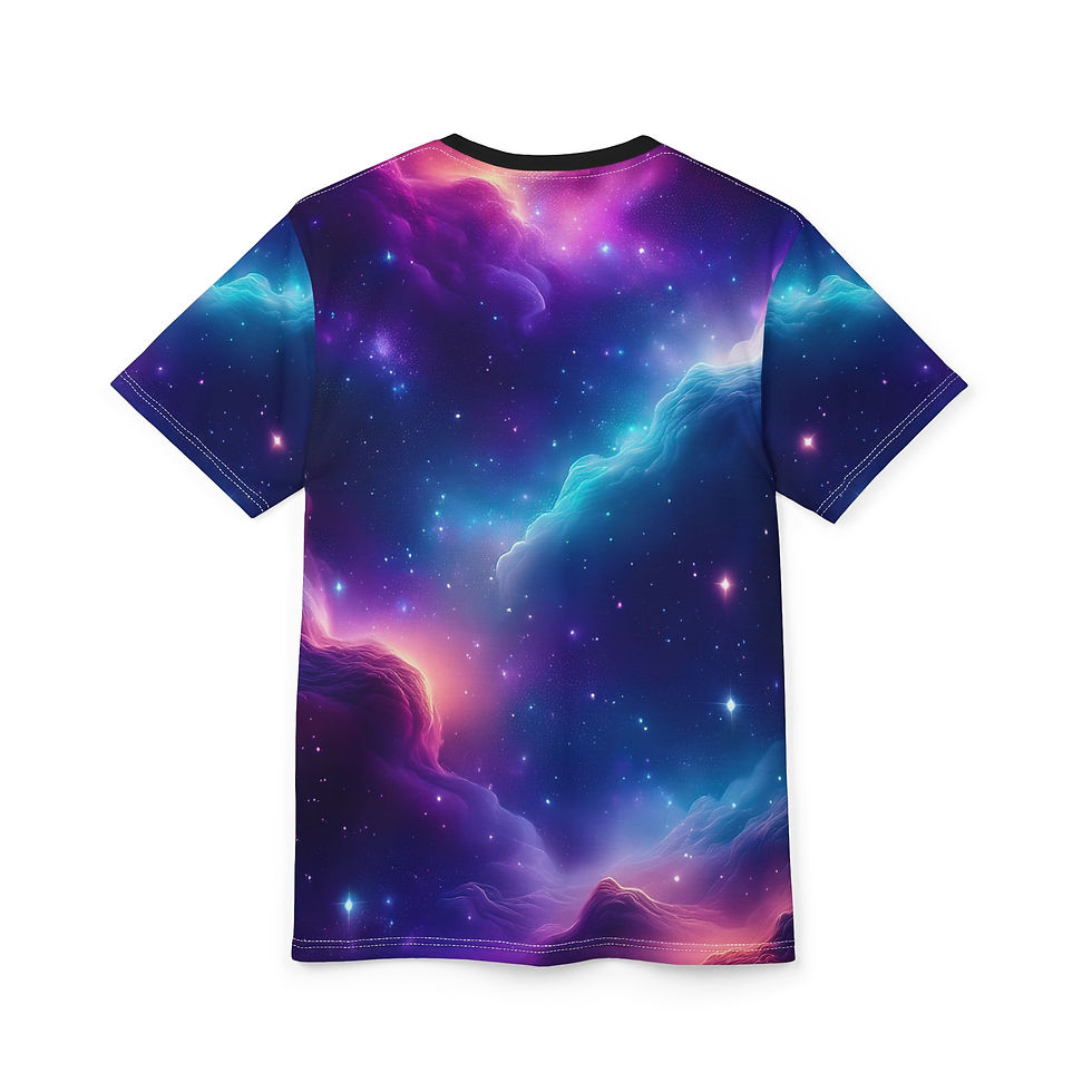 Thumbnail: Galaxy Nebula T-Shirt — All-Over Print Cosmic Space Tee