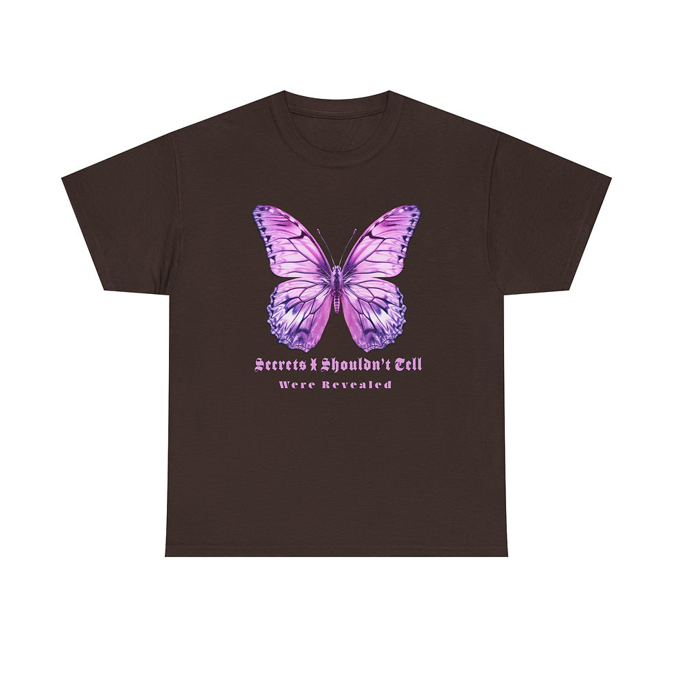 Thumbnail: Butterfly Reveal T-Shirt — "Cookies & Pajamas" Were Revealed Graphic Tee