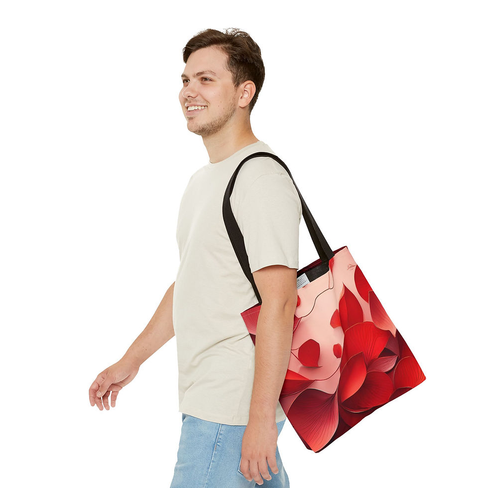 Thumbnail: Elegant Floral Tote Bag | Perfect for Travel, Shopping, Yoga, Beach Days, Gifts