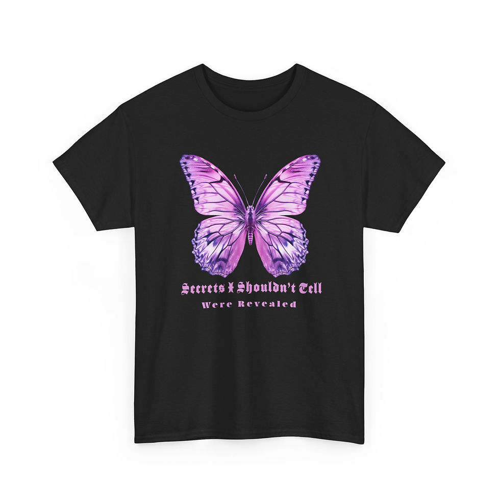 Thumbnail: Butterfly Reveal T-Shirt — "Cookies & Pajamas" Were Revealed Graphic Tee
