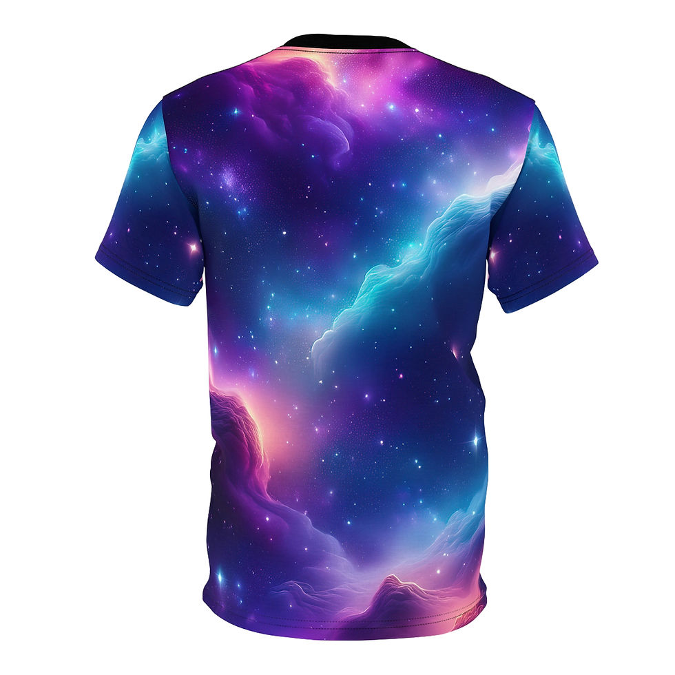 Thumbnail: Galaxy Nebula T-Shirt — All-Over Print Cosmic Space Tee