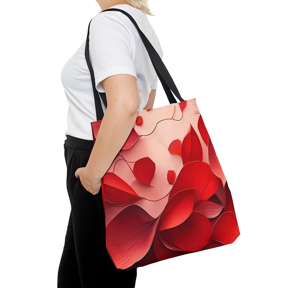 Thumbnail: Elegant Floral Tote Bag | Perfect for Travel, Shopping, Yoga, Beach Days, Gifts