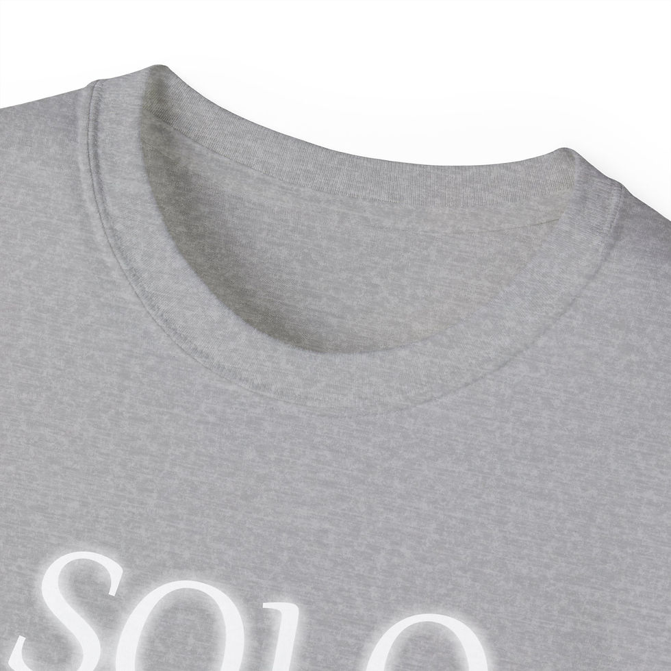 Thumbnail: Solo Queue Gaming Unisex Cotton T-Shirt – Gamer Graphic Tee & Esports Streetwear