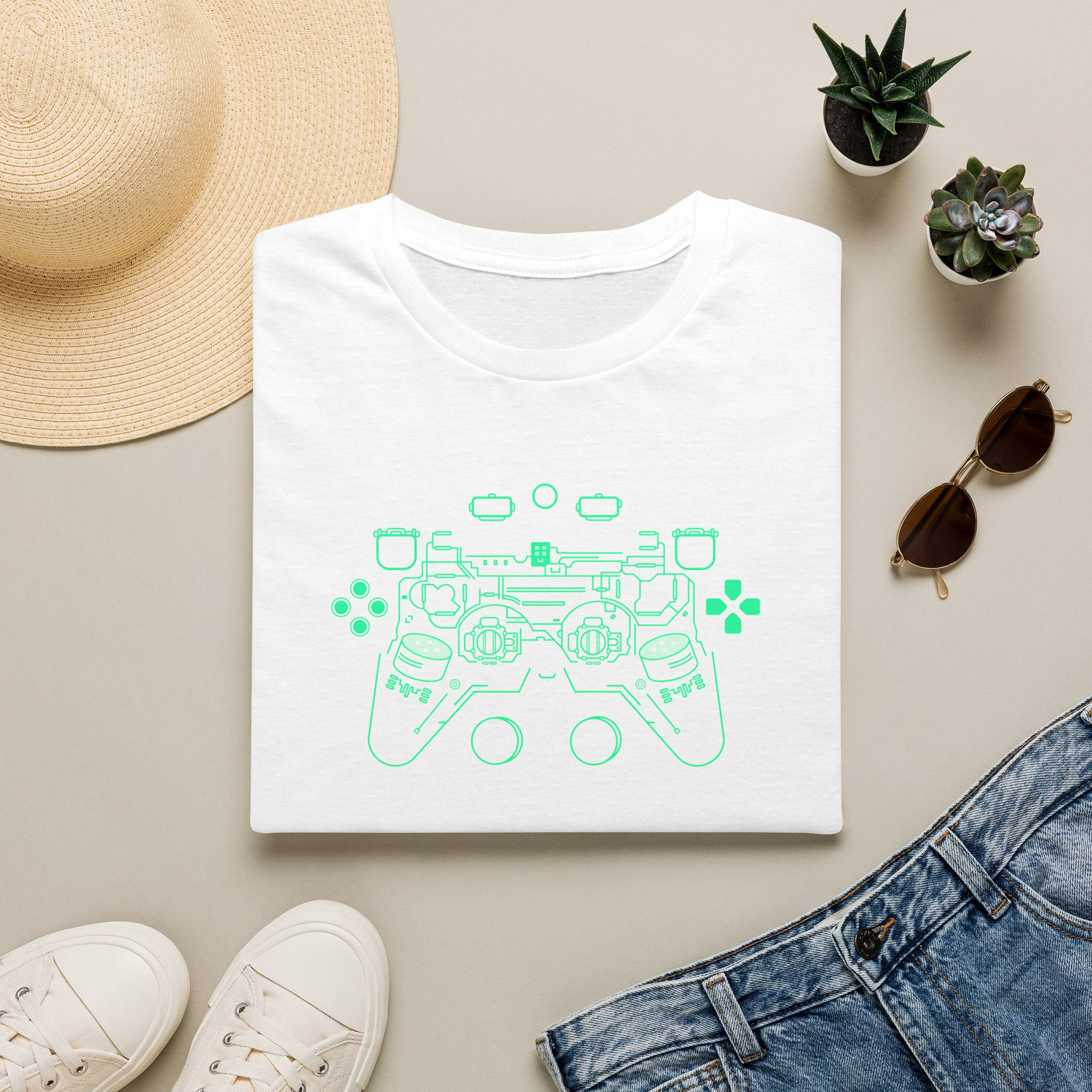 Player 1 Video Game Controller T-Shirt — Retro Gamer Tee