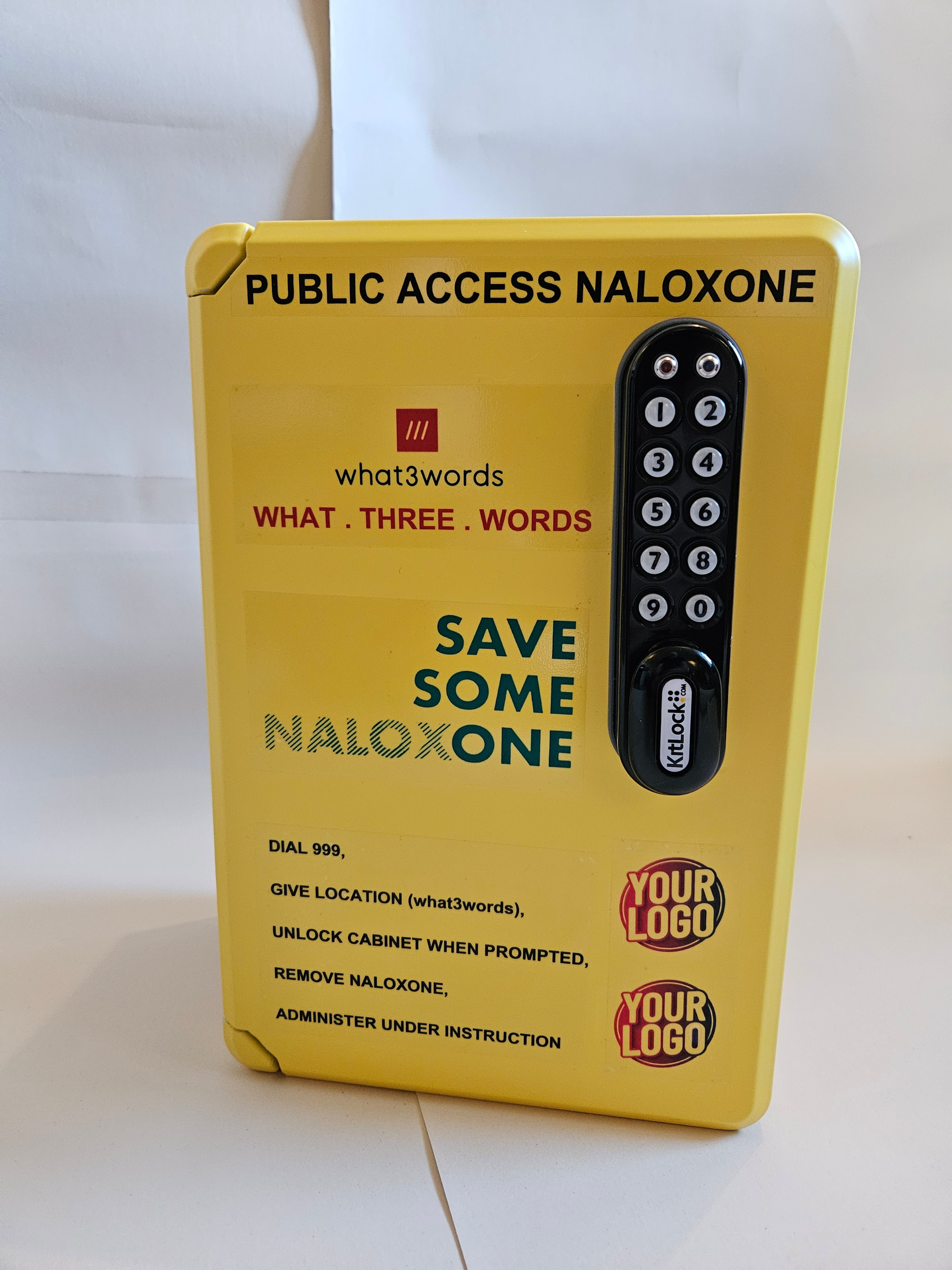 Closed NABOXONE S on a white background