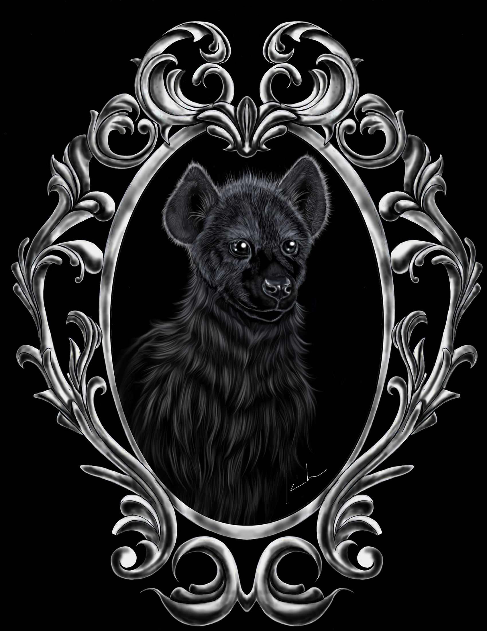 Spotted Hyena Mens T-Shirt