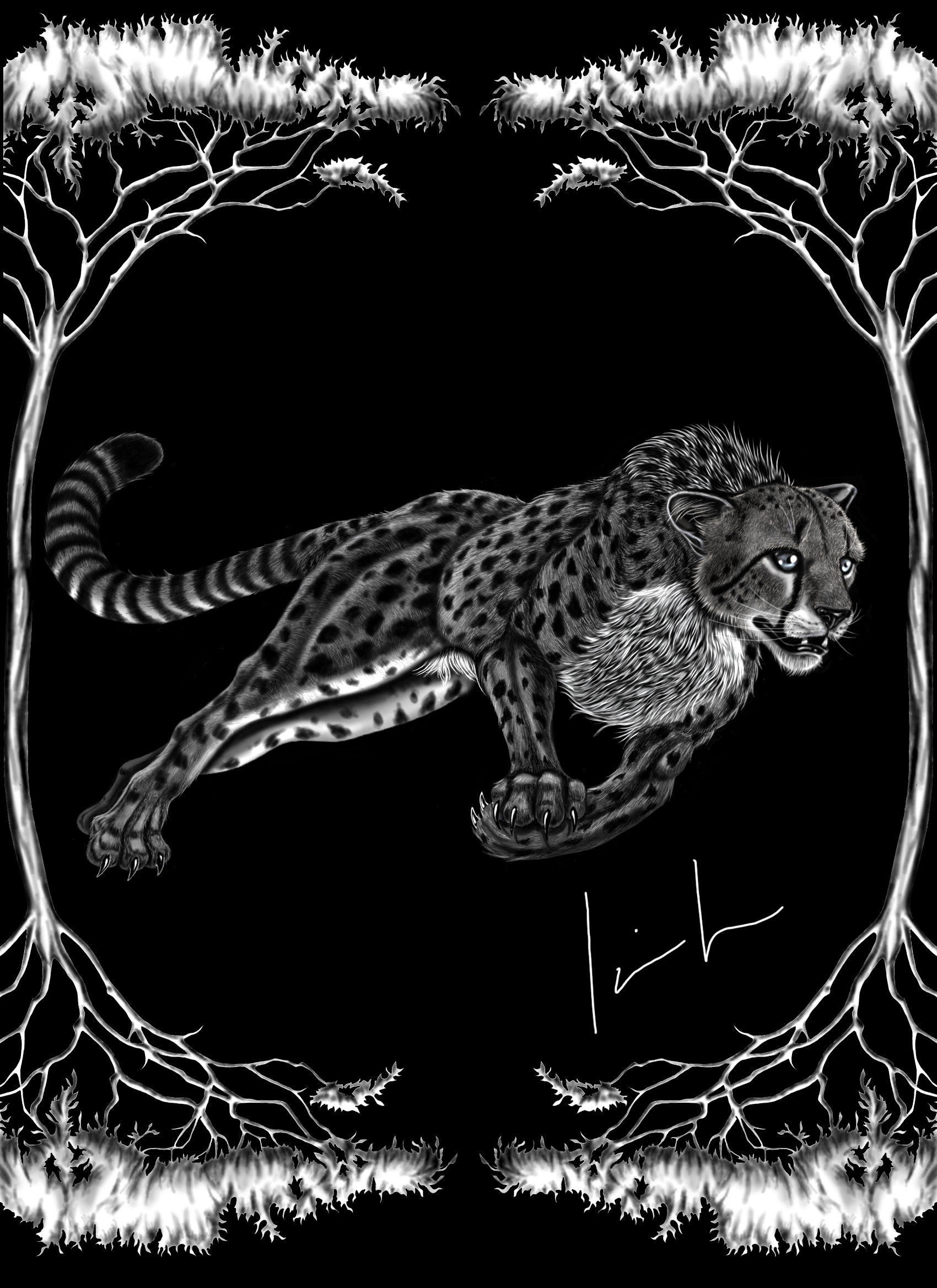 Cheetah Mens T-Shirt