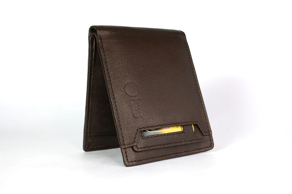 Thumbnail: LINS Men Genuine Hard Leather Wallet with Additional card Holders