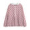 Thumbnail: Pink Multi Color Jit All-Over Print Unisex Pullover Jacket With Zipper Closure