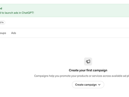 chatgpt ads campaign creation process