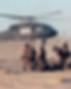 Soldiers and Helicopter