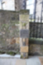 Return wall transformed into pillar