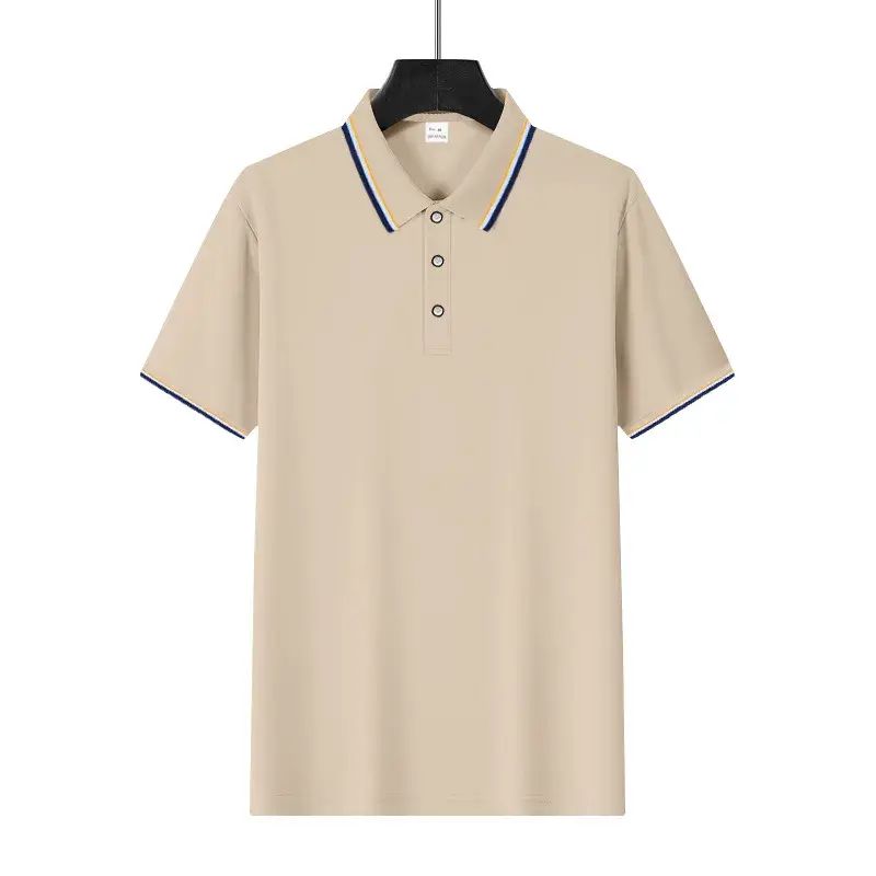 Thumbnail: Mens Polo Shirt Casual Short Sleeved