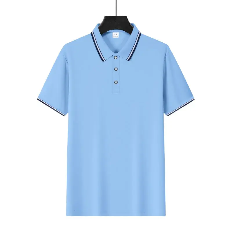 Thumbnail: Mens Polo Shirt Casual Short Sleeved