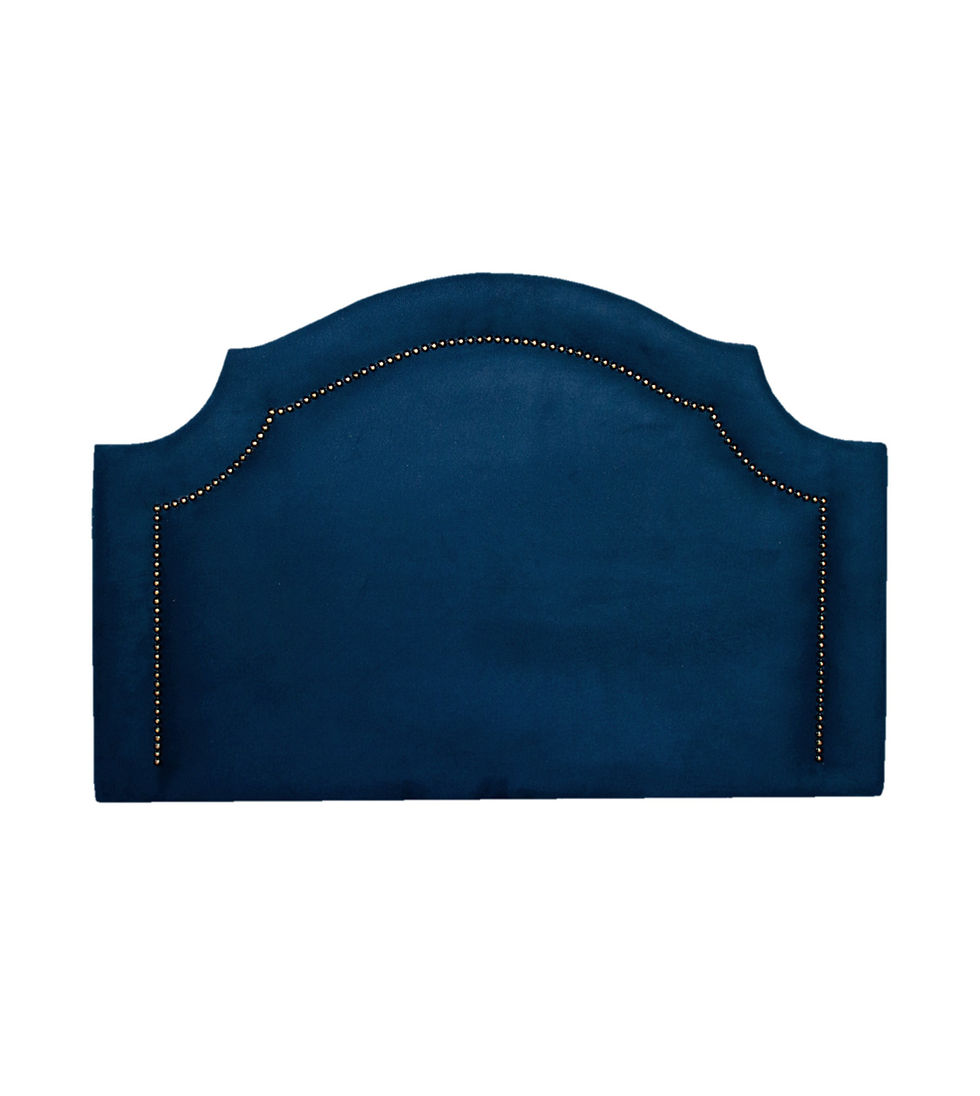 Cabeceira Solteiro Tacha Provencal Clássica Suede