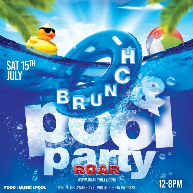 Saturday Brunch and Pool Party at Roar