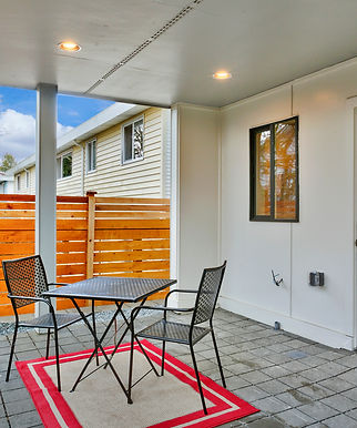 Ballard townhomes second floor plan, main living area - Pelletier + Schaar